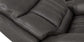 Bassett Club Level Benson Leather Power Reclining Loveseat — Bassett manufacturer gallery — Benson Tuscan Gunmetal — Power Loveseat