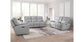 Bassett Club Level Kenneth Leather Power Reclining Sofa — Bassett manufacturer gallery — Power Sofa image number 1