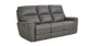 Bassett Club Level Kenneth Leather Power Reclining Sofa — Bassett manufacturer gallery — Kenneth Gunmetal — Power Sofa