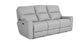 Bassett Club Level Kenneth Leather Power Reclining Sofa — Bassett manufacturer gallery — Power Sofa image number 3
