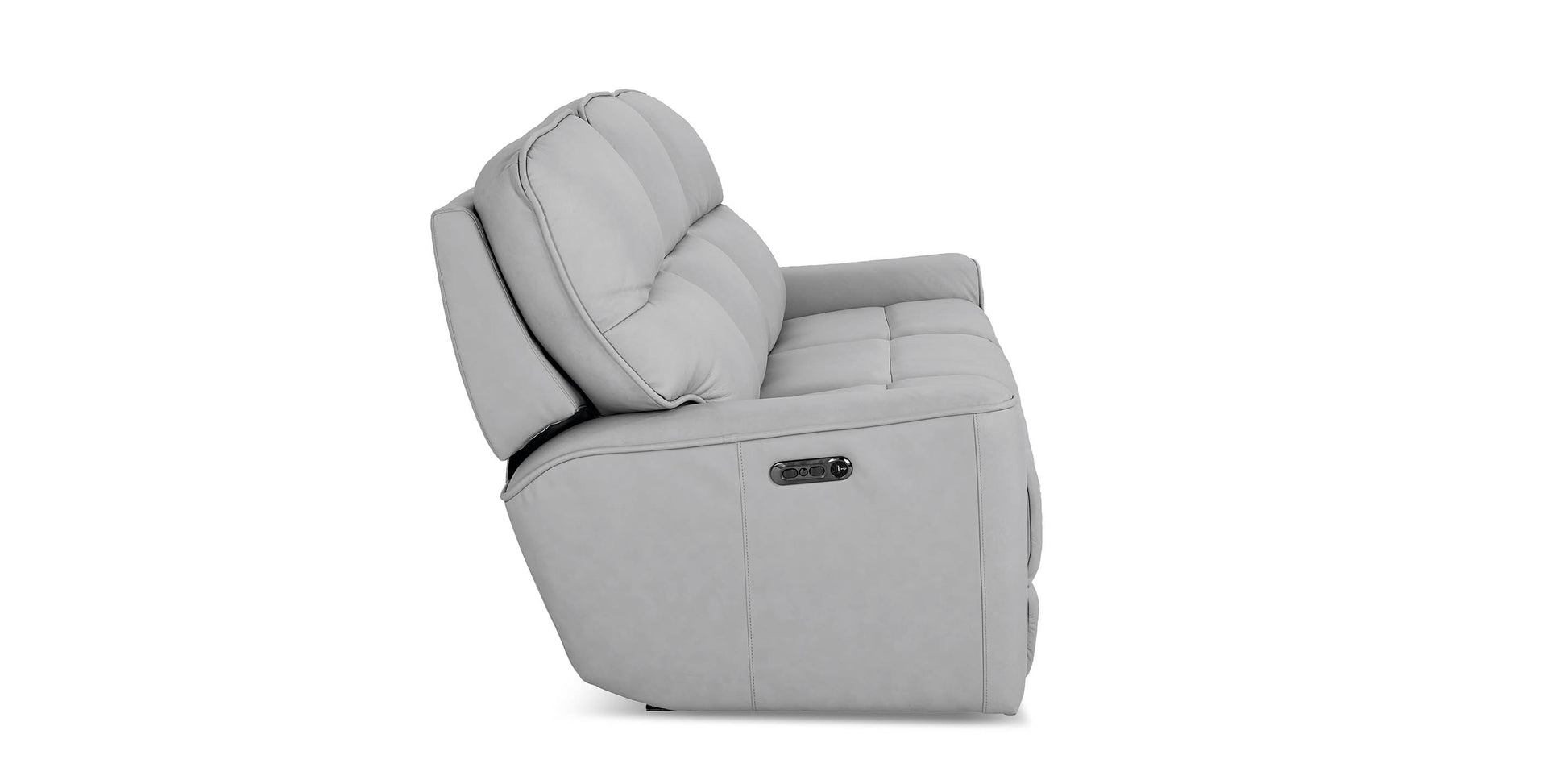 Bassett Club Level Kenneth Leather Power Reclining Sofa — Bassett manufacturer gallery — Power Sofa image number 6