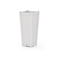 POLYWOOD Vineyard Tapered Square Tall Planter Box — Vintage White