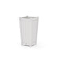 POLYWOOD Vineyard Tapered Square Planter Box — Vintage White