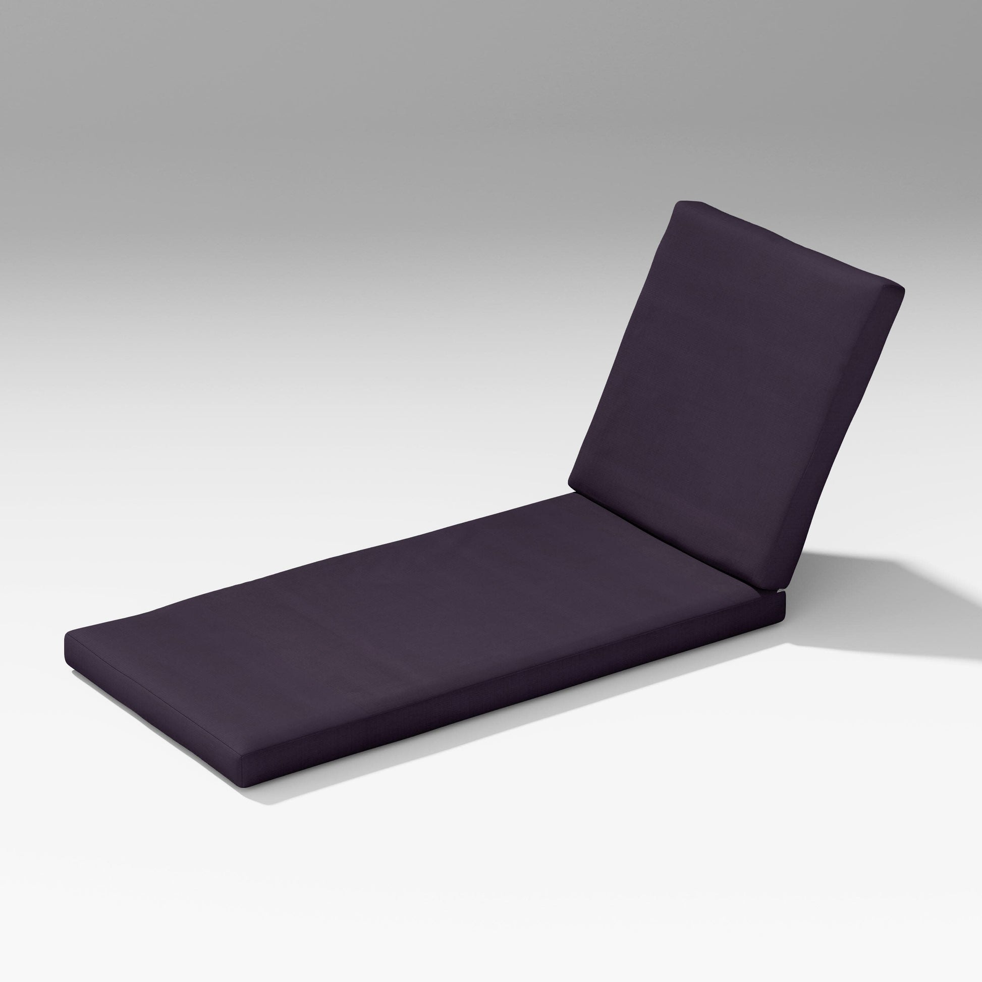 POLYWOOD Estate Chaise Lounge Full Cushion — Navy Linen