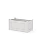 POLYWOOD Country Living Rectangle Double Planter Box — Vintage White