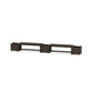 POLYWOOD 48" Nautical Straight Double Planter Bench Set — Vintage Coffee