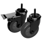 4 in Locking Caster Kit - Set of 2 (4 total)