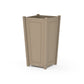 POLYWOOD Country Living Large Tapered Square Tall Planter Box — Vintage Sahara
