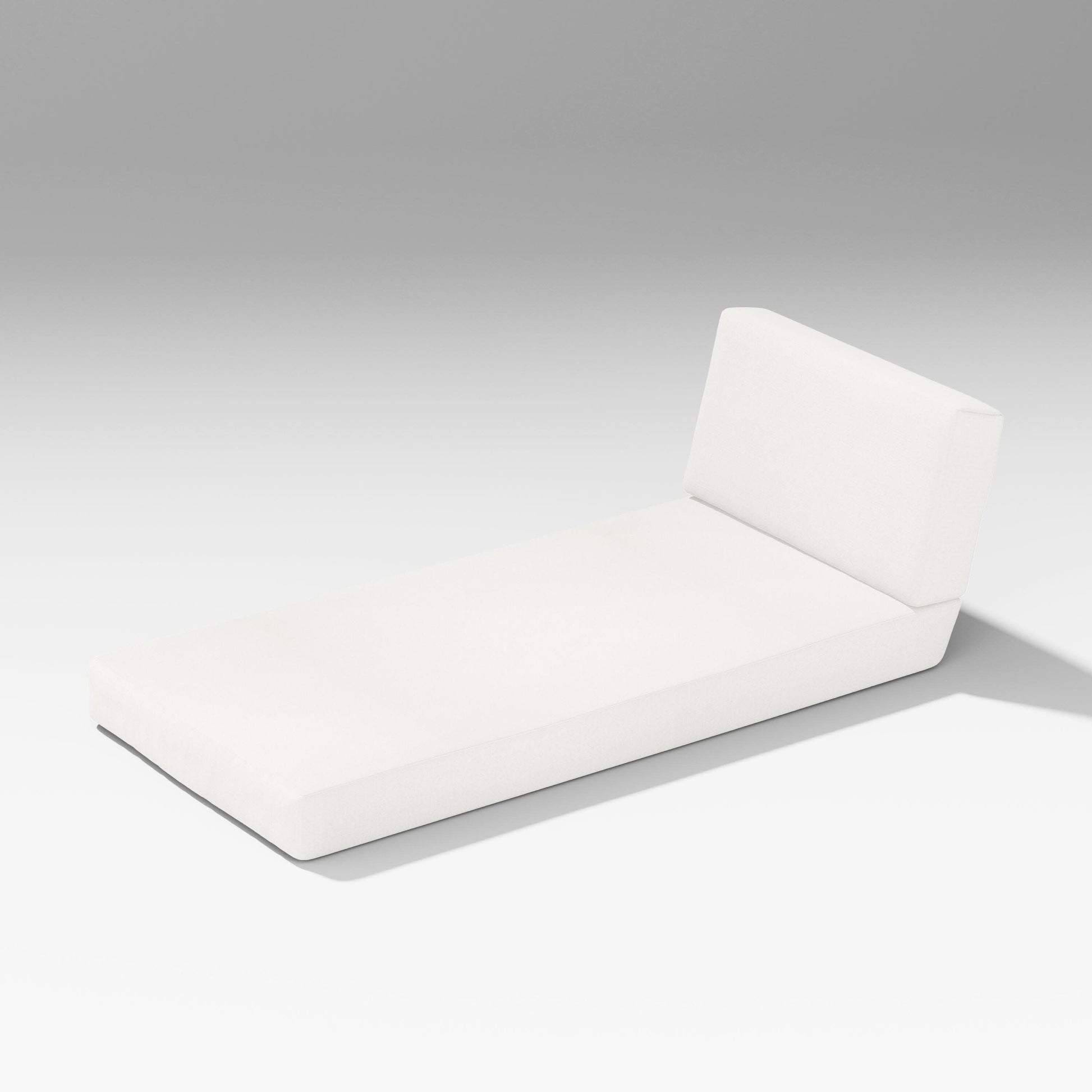 POLYWOOD Latitude Modular Chaise Seat/Back Combo — Natural Linen
