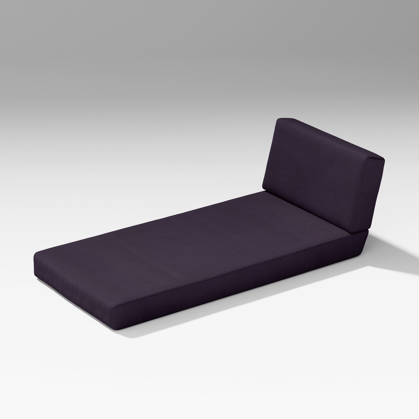 POLYWOOD Latitude Modular Chaise Seat/Back Combo — Navy Linen