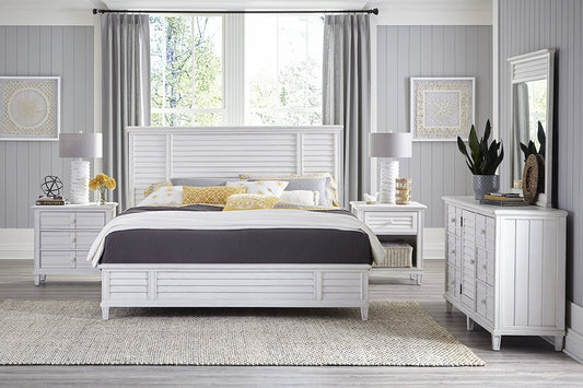 PALMETTO HOME - CANE BAY LOUVERED BED QUEEN