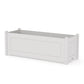 POLYWOOD Country Living Large Rectangle Triple Planter Box — Vintage White