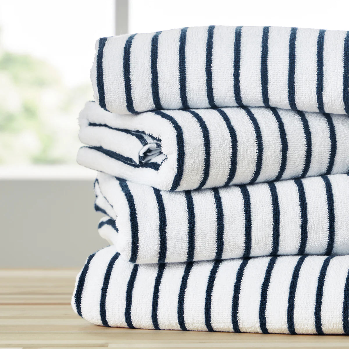 100% Cotton Stripe Cabana Towels