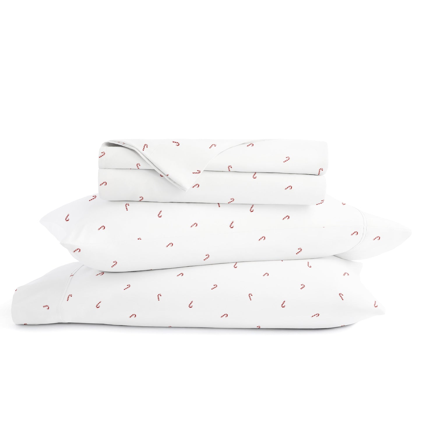 Candy Cane 4-Piece Patterned Sheet Set