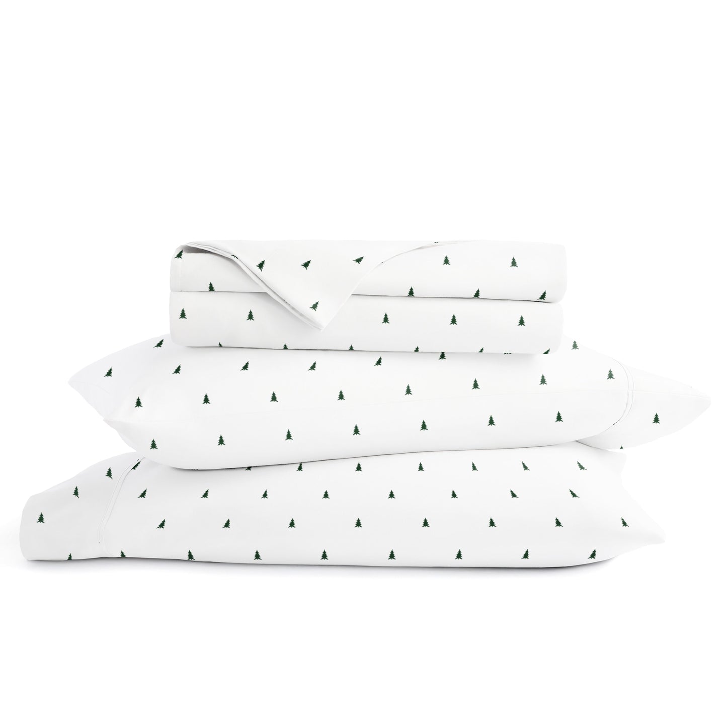 Pine Tree 4-Piece Patterned Sheet Set