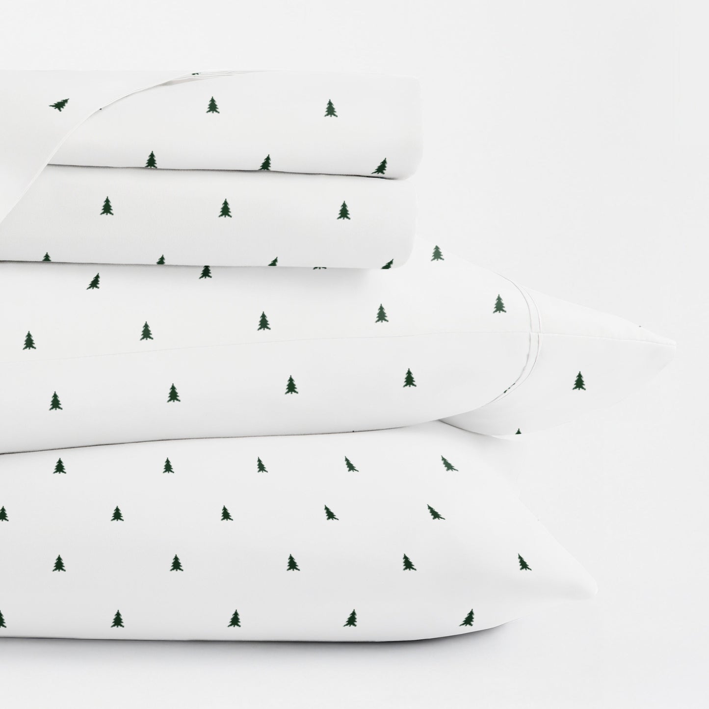 Pine Tree 4-Piece Patterned Sheet Set