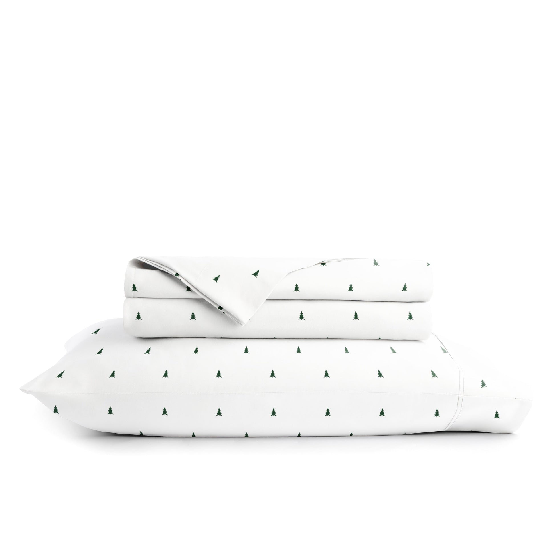 Pine Tree 4-Piece Patterned Sheet Set