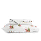 Nostalgic Santa 4-Piece Patterned Sheet Set