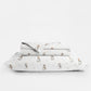 Vintage Snowman 4-Piece Patterned Sheet Set