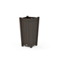 POLYWOOD Vineyard Tapered Square Planter Box — Vintage Coffee