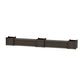 POLYWOOD 60" Country Living Straight Double Planter Storage Bench Set- Large — Vintage Coffee