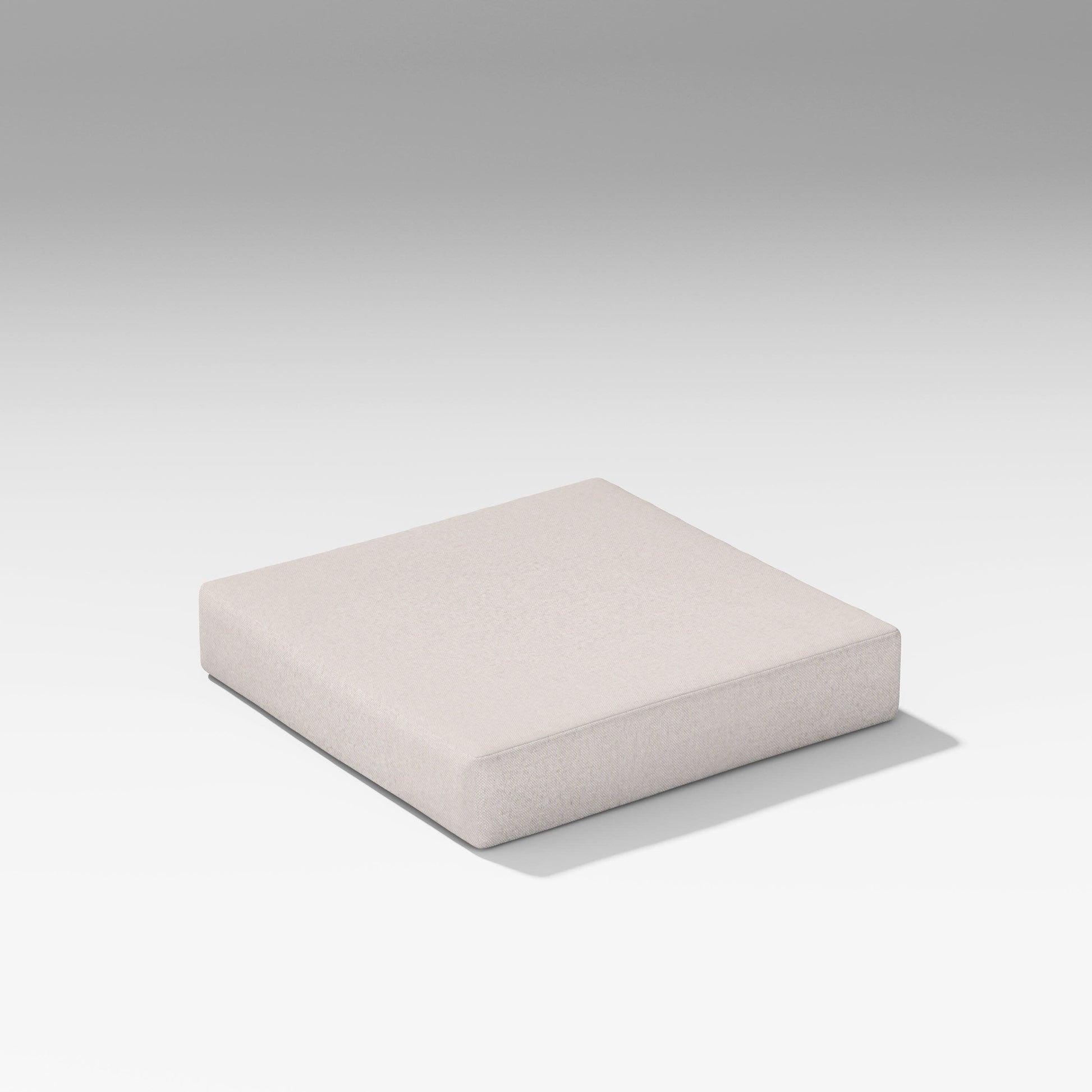 POLYWOOD Latitude Modular Ottoman Seat Cushion — Dune Burlap