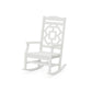 POLYWOOD Chinoiserie Rocking Chair — Vintage White