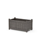 POLYWOOD Vineyard Rectangle Double Planter Box — Driftwood