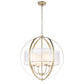 DIFFUSION 24'' WIDE 4-LIGHT CHANDELIER - FREE SHIPPING !!!