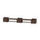 POLYWOOD 48" Nautical Straight Double Planter Bench Set - Large — Kona