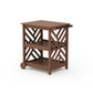 POLYWOOD Chippendale Bar Cart — Teak