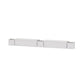 POLYWOOD 60" Country Living Straight Double Planter Storage Bench Set — Vintage White