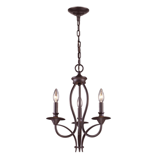 MEDFORD 14'' WIDE 3-LIGHT CHANDELIER - FREE SHIPPING !!!