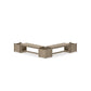 POLYWOOD 48" Nautical L- Shaped Planter Bench Corner Set — Vintage Sahara