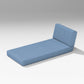 POLYWOOD Latitude Modular Chaise Seat/Back Combo — Sky Blue