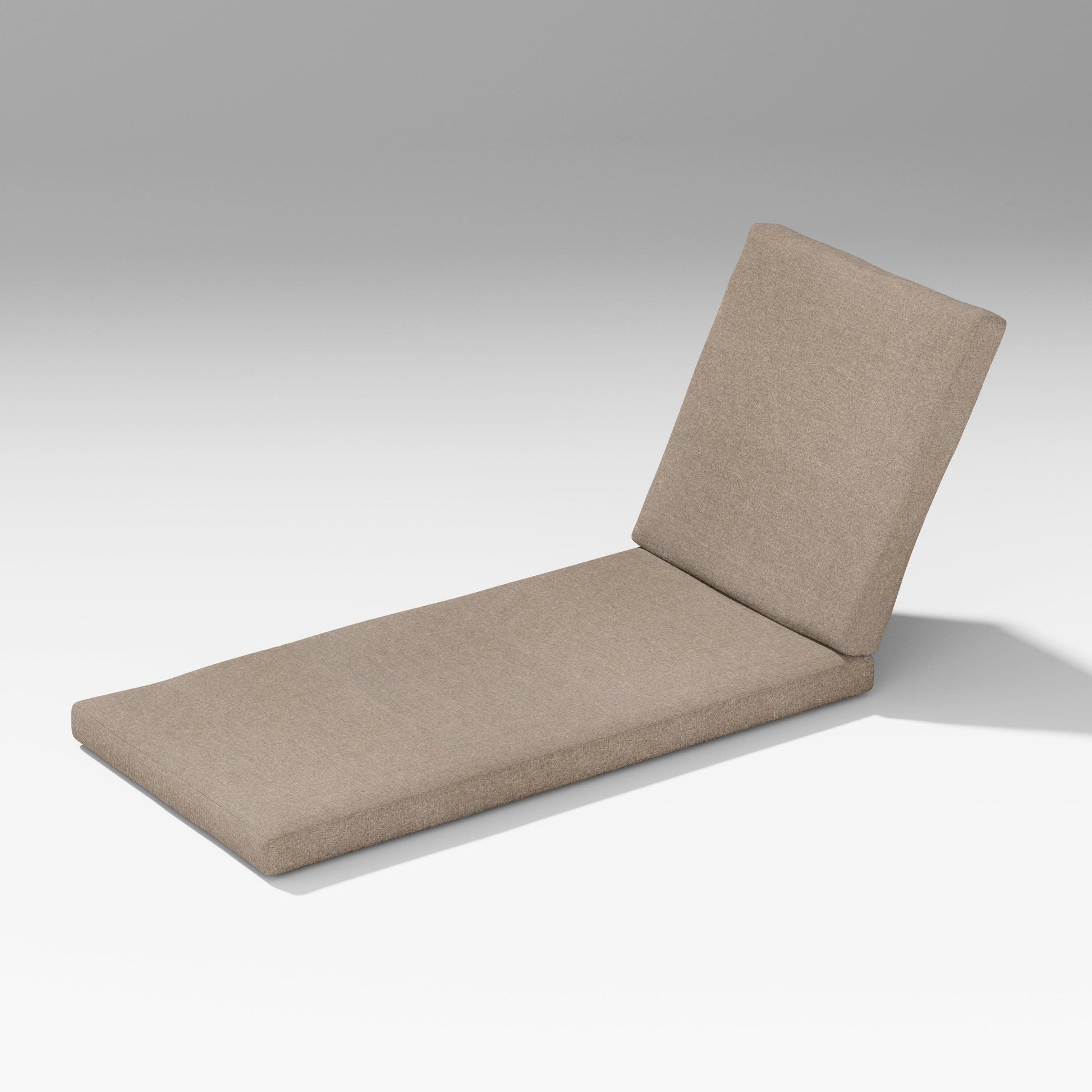 POLYWOOD Elevate Chaise Lounge Cushion — Spiced Burlap