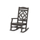 POLYWOOD Chinoiserie Rocking Chair — Vintage Coffee