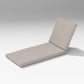 POLYWOOD Latitude Chaise Lounge Full Cushion — Weathered Tweed