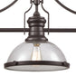 CHADWICK 47'' WIDE 3-LIGHT LINEAR CHANDELIER - FREE SHIPPING !!!
