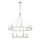 WHITE STONE 40'' WIDE 12-LIGHT CHANDELIER - FREE SHIPPING !!!