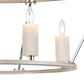 WHITE STONE 40'' WIDE 12-LIGHT CHANDELIER - FREE SHIPPING !!!