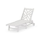 POLYWOOD Chippendale Chaise with Wheels — Vintage White