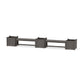 POLYWOOD 48" Country Living Straight Double Planter Bench Set - Large — Driftwood