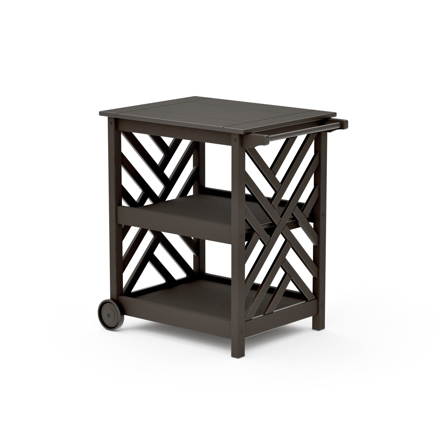 POLYWOOD Chippendale Bar Cart — Vintage Coffee