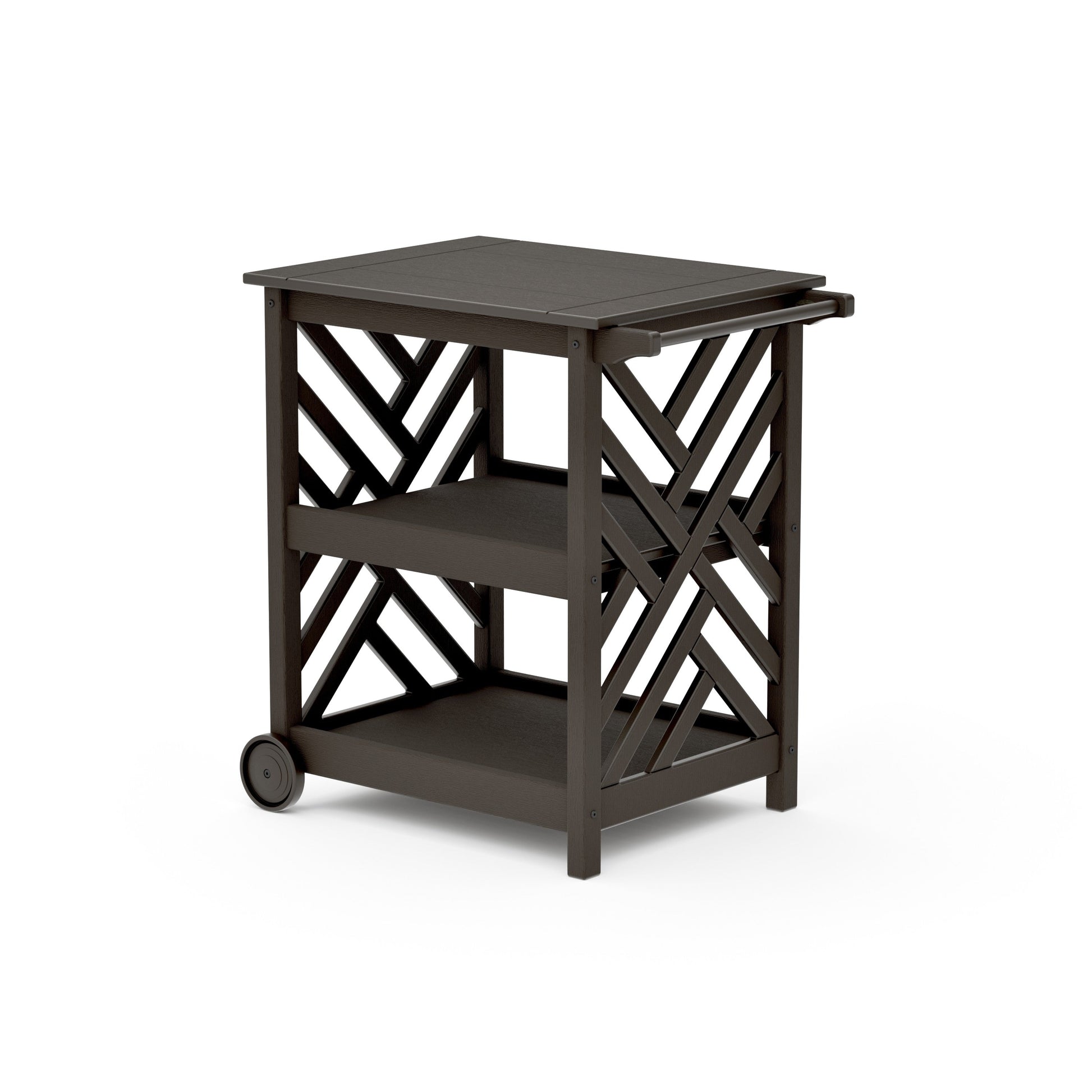 POLYWOOD Chippendale Bar Cart — Vintage Coffee