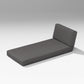 POLYWOOD Latitude Modular Chaise Seat/Back Combo — Ash Charcoal