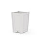 POLYWOOD Country Living Large Tapered Square Planter Box — Vintage White