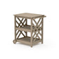 POLYWOOD Wovendale Bar Cart — Vintage Sahara