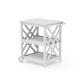POLYWOOD Wovendale Bar Cart — Vintage White