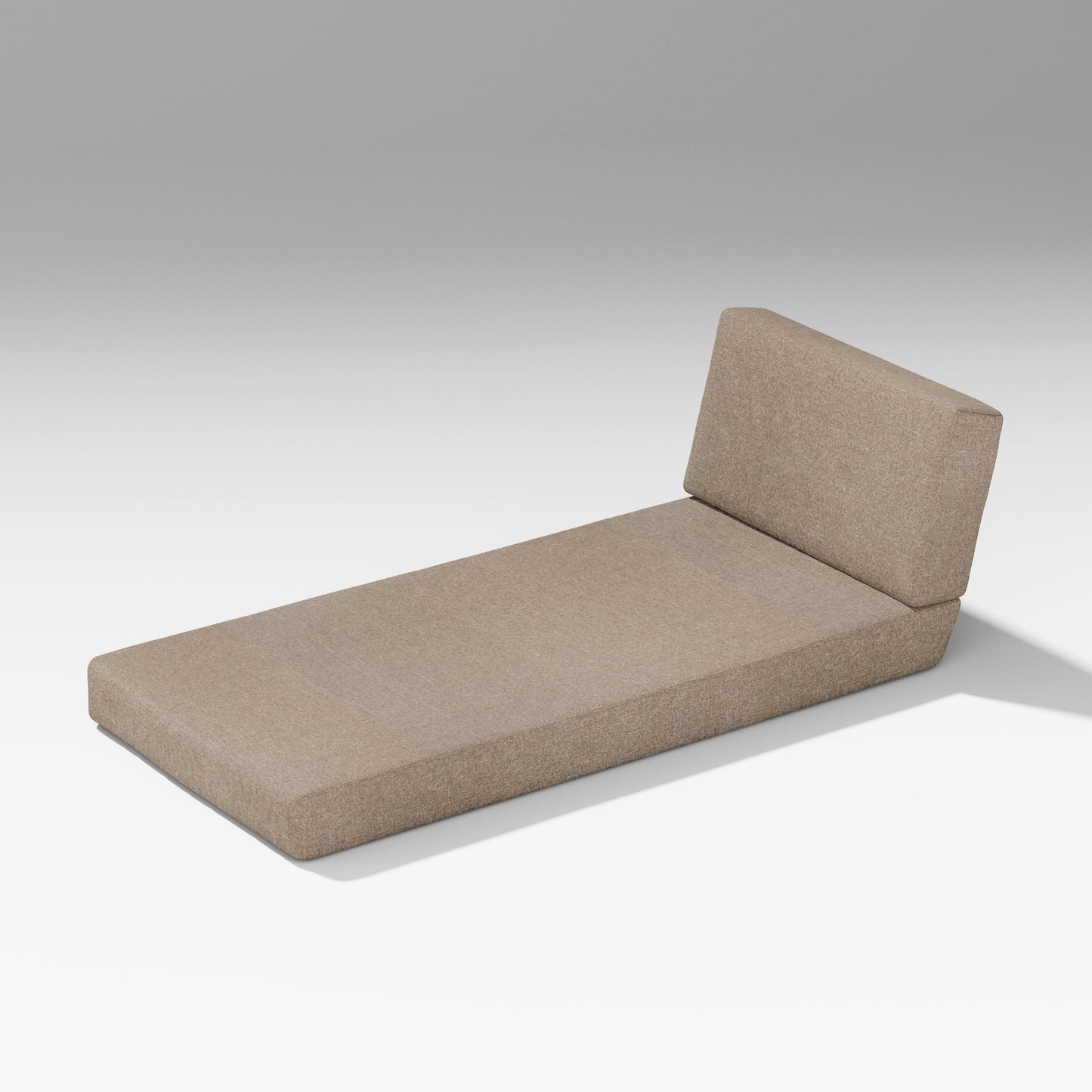 POLYWOOD Latitude Modular Chaise Seat/Back Combo — Spiced Burlap